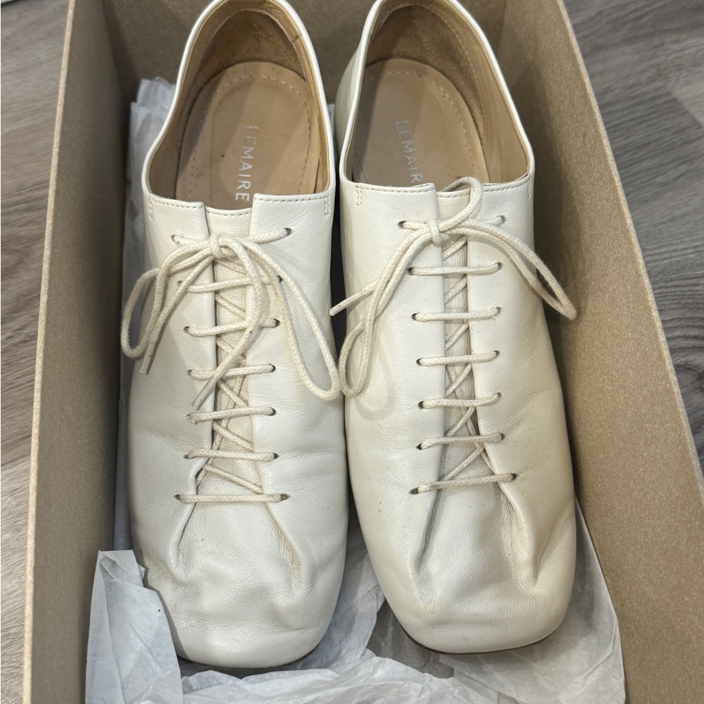 Lemaire souris derby shoes, lace up
